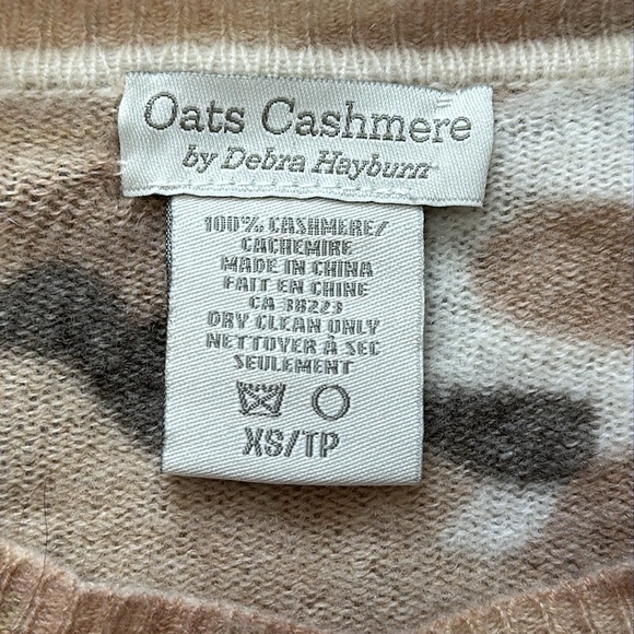OATS CASHMERE Kendra Camo Sweater - Picture 5 of 6